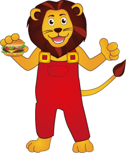 Leo-mit-Burger